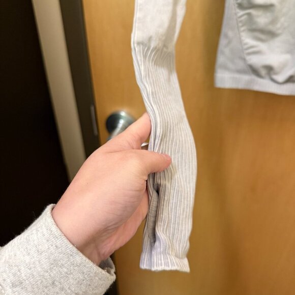 Free People Movement Long Sleeve Gray Top Women’s M/L - Picture 5 of 5